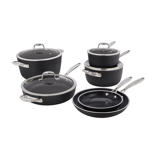 ZWILLING Forte Plus Cookware Set, 10 Piece, Aluminum, Ceramic Titanium-0