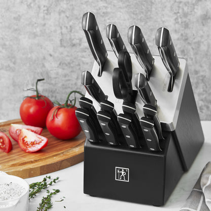 Henckels Solution 16 Piece, Knife Block Set, Black-2