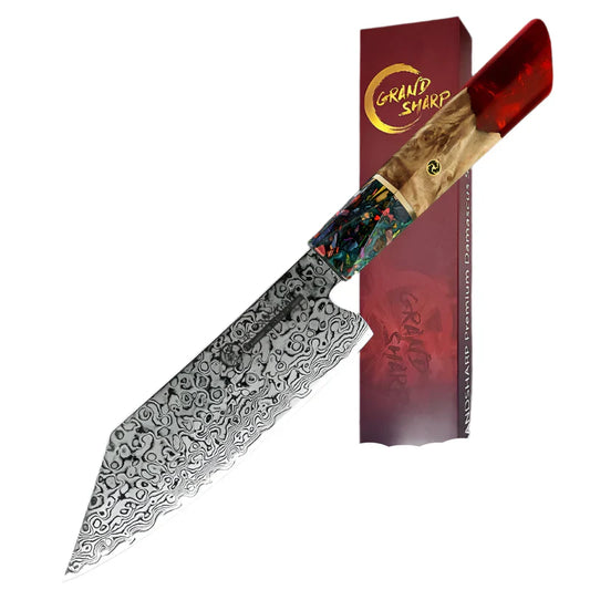 Damascus Stainless Steel Chef Knife 13.7cm Blade-0