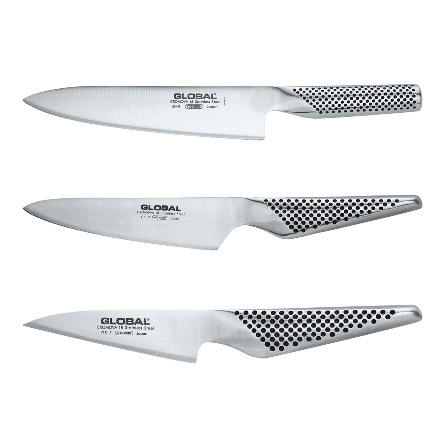 Global 3-Piece Knife Set – G2, GS3 & GS7-0