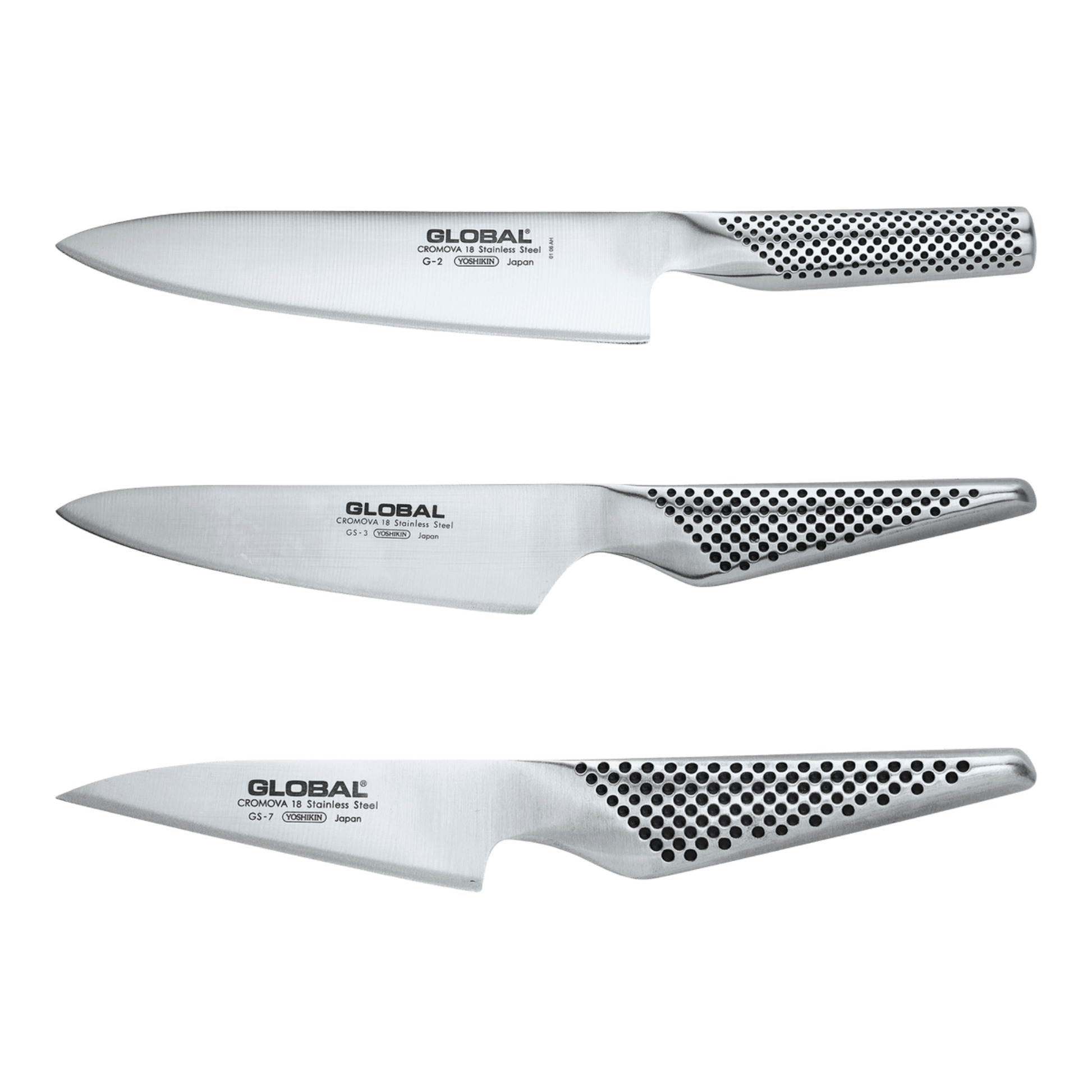 Global 3-Piece Knife Set – G2, GS3 & GS7-0